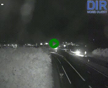 Webcam au début de l'A84 sur le périphérique Ouest de Caen (N814) à hauteur de la sortie 9, Porte de Bretagne