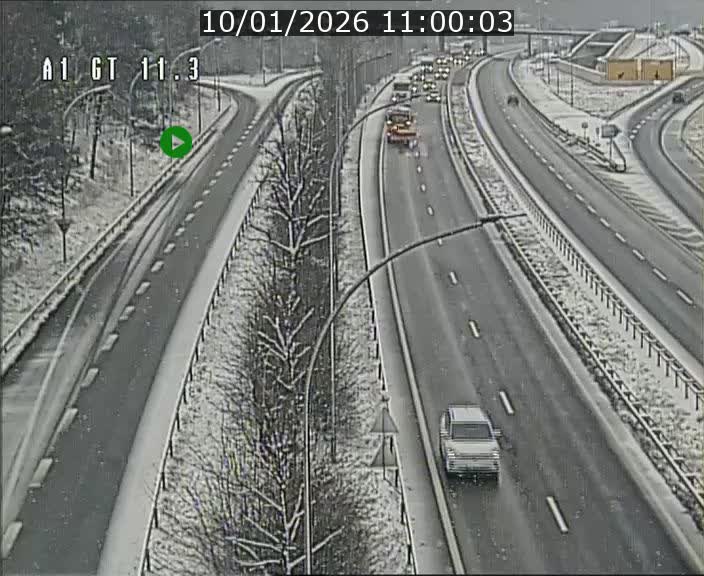 Traffic live webcam Luxembourg Senningerberg - A1 direction Allemagne - BK 11.3