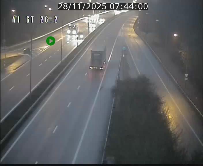 Traffic live webcam Luxembourg Grevenmacher - A1 direction Allemagne - BK 26.2