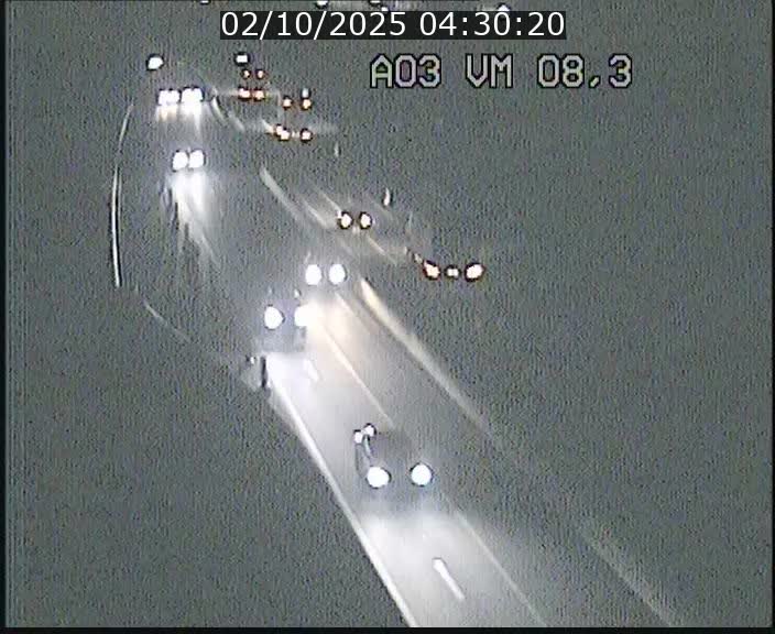 Traffic live webcam Luxembourg Bettembourg - A3 - BK 8.3 - direction France