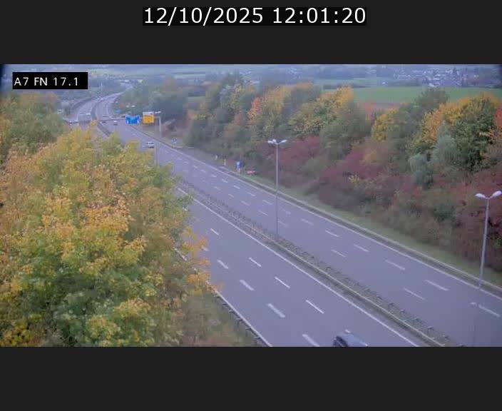 Caméra trafic Luxembourg - A7, Merscherbierg direction Mersch