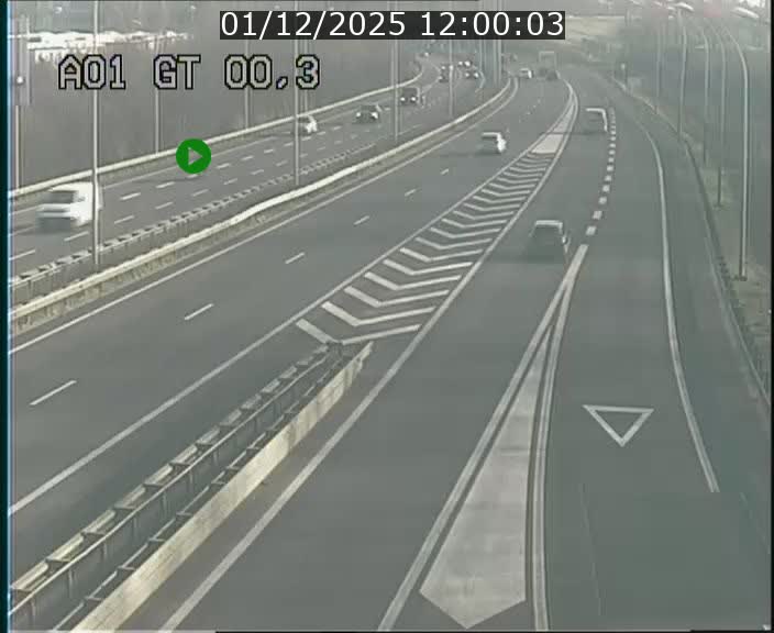 Traffic live webcam Luxembourg Croix de Gasperich - A1 direction Kirchberg - BK 0.3