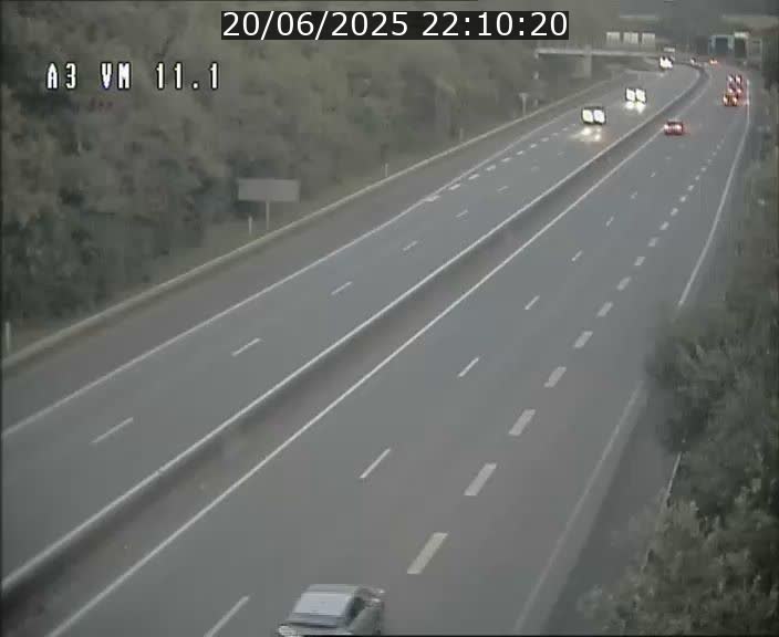 Webcam à la frontière franco-luxembourgeoise, avant la Croix de Bettembourg - BK 11.1 - direction Luxembourg-ville