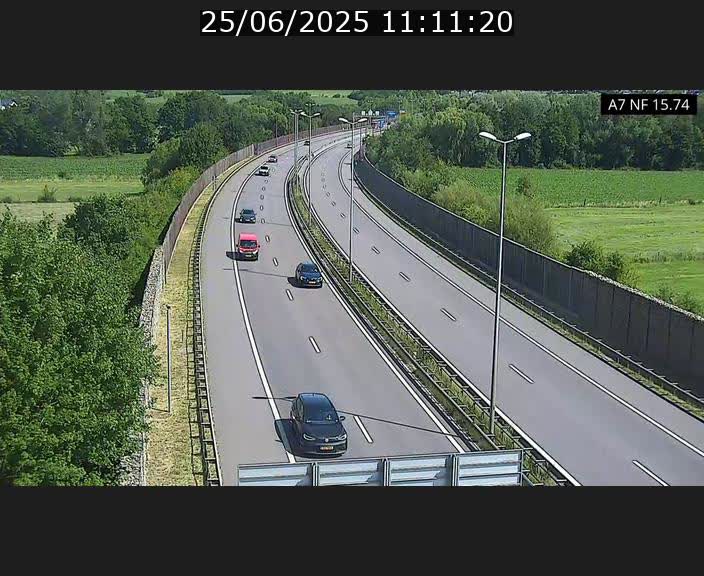 Caméra trafic Luxembourg - A7, Tunnel Mersch, entrée nord, direction Lorentzweiler