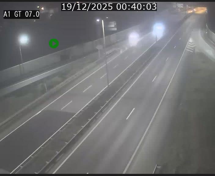 Traffic live webcam Luxembourg Cents - A1 direction Kirchberg - BK 7