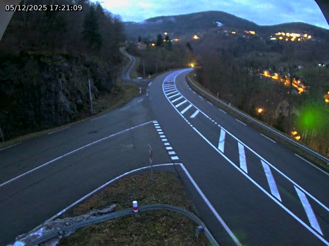 Caméra autoroute France - N66, col du Bussang direction Remiremont