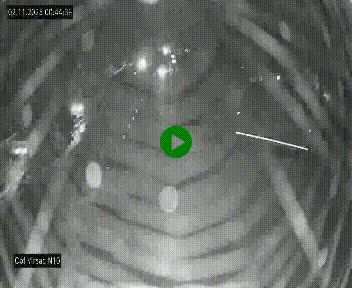 Vue en direct de l'autoroute A10 grâce à un drône situé au-dessus du péage de Virsac