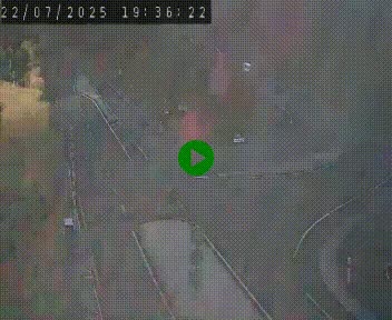 Webcam routière sur la N122 au niveau du Tunnel du Lioran. Vue de l'entrée côté Aurillac.