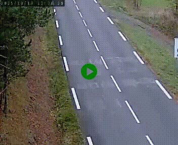 Caméra routière France - N102, au niveau du col de Montmirat à Saint-Etienne-du-Valdonnez à 1039 mètres d'altitude
