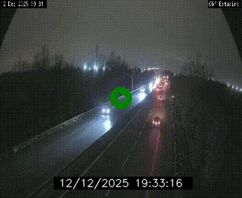 Webcam sur le périphérique de Nantes (N844) après la Porte de Bouguenais, à l'ouest de la ville