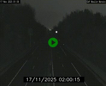 Webcam sur le périphérique de Nantes (N844) entre la Porte de Saint-Luce et la Porte d'Anjou, à l'est de la ville