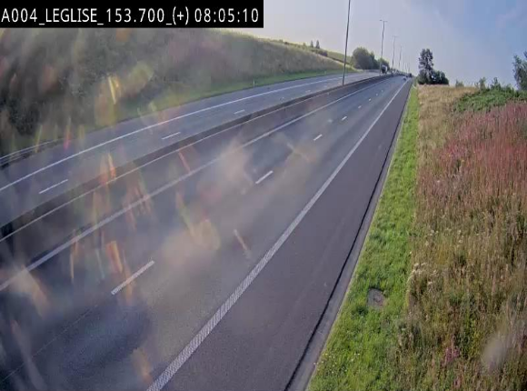 Webcam autoroute E411 à hauteur de Léglise, en direction de Luxembourg