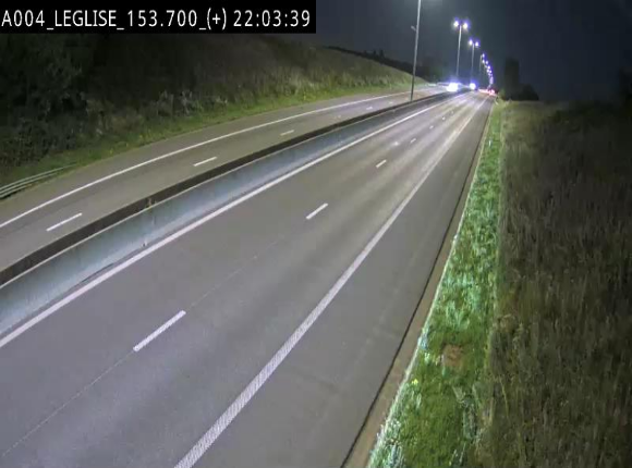 Webcam autoroute E411 à hauteur de Léglise, en direction de Luxembourg