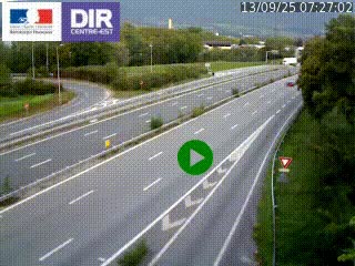 Webcam sur la Nationale 201 à hauteur de la sortie Chambéry-Nord, avant à la jonction entre l'A41 et l'A43, en direction de Lyon