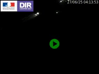 Webcam traffic à Grenoble-sud sur l'autoroute A480. Vue orientée vers l'entrée et la sortie de Grenoble
