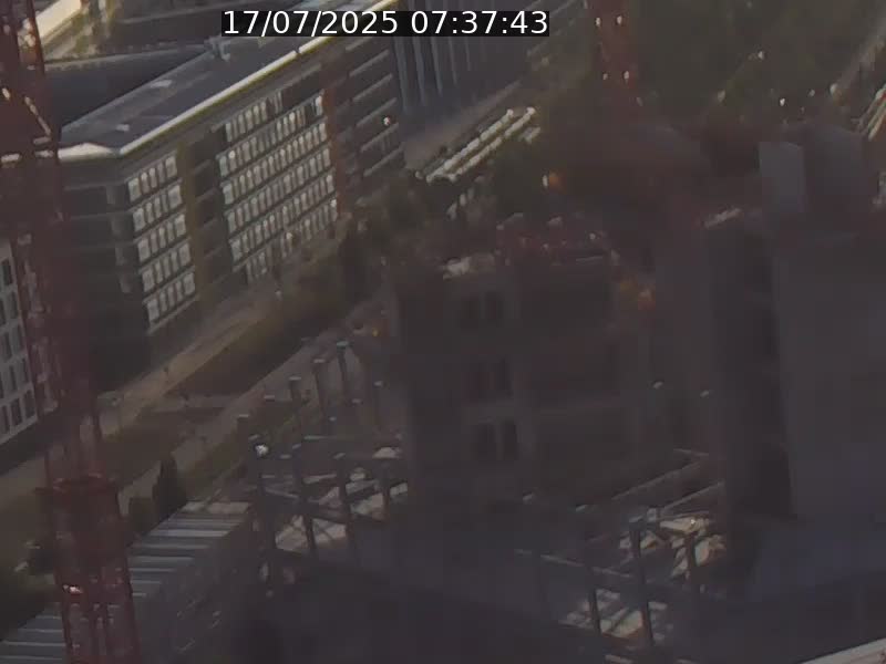 Webcam sur l'avenue John Fitzgerald Kennedy (N51) avec vue orientée vers le Findel
