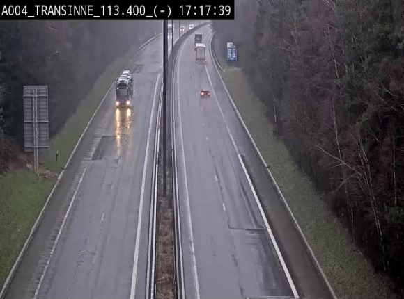 Caméra trafic E411 (A4) - Transinne direction Namur - BK 113.425