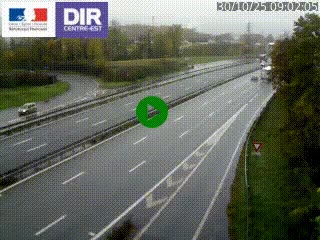 Caméra routière à hauteur de la sortie 15 Chambéry-centre au PK 4,103 en direction d'Albertville