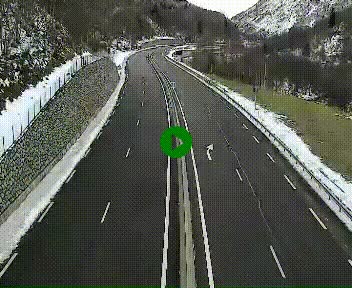 Webcam Porté-Puymorens sur N320, en direction de Pas de la Casa (Andorre)