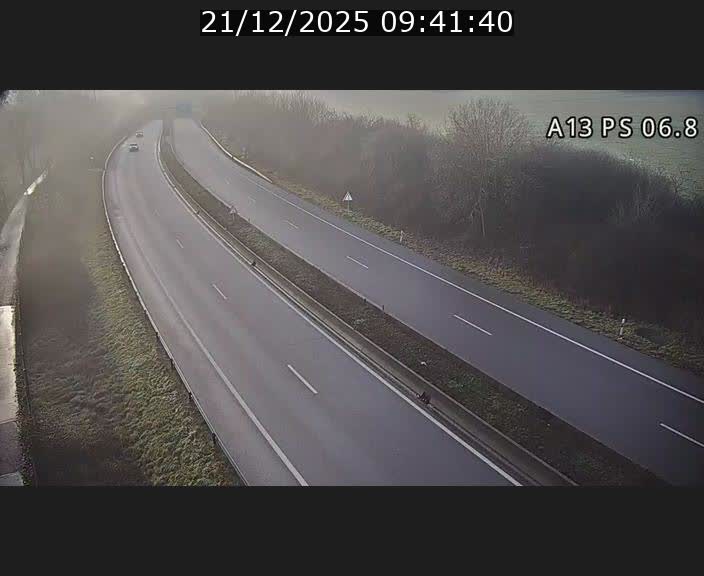 Traffic live webcam Luxembourg Ehlerange - A13 direction Esch-sur-Alzette - BK 6.8
