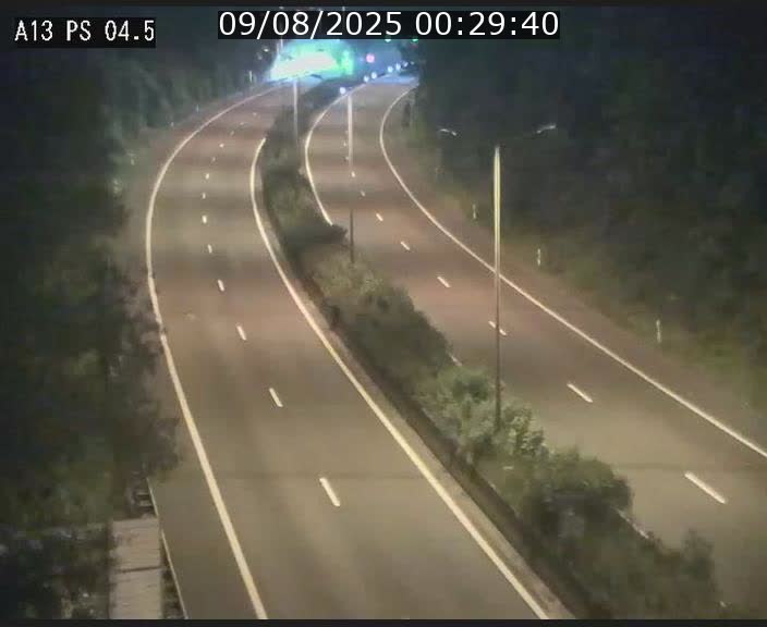 Traffic live webcam Luxembourg Differdange - A13 direction Esch-sur-Alzette - BK 4.5