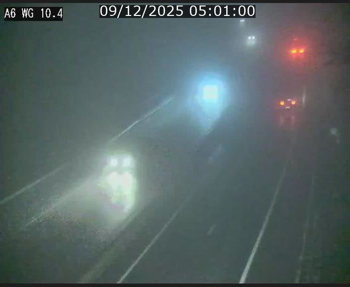 Traffic live webcam Luxembourg Mamer - A6 - BK 10.4 - direction Luxembourg/France/Allemagne