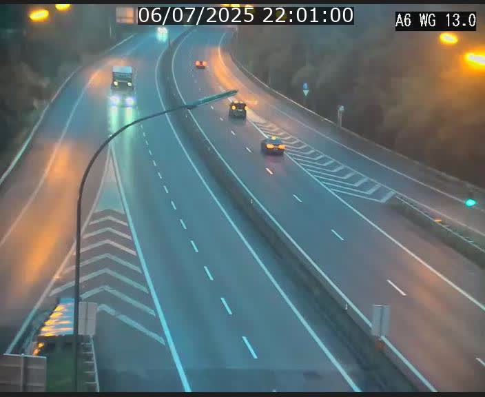 Traffic live webcam Luxembourg Mamer - A6 - BK 13 - direction Luxembourg/France/Allemagne