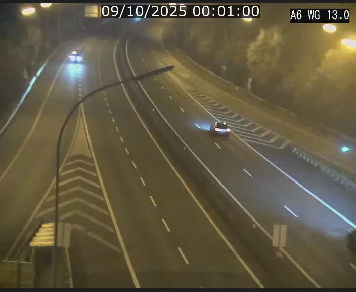 Traffic live webcam Luxembourg Mamer - A6 - BK 13 - direction Luxembourg/France/Allemagne
