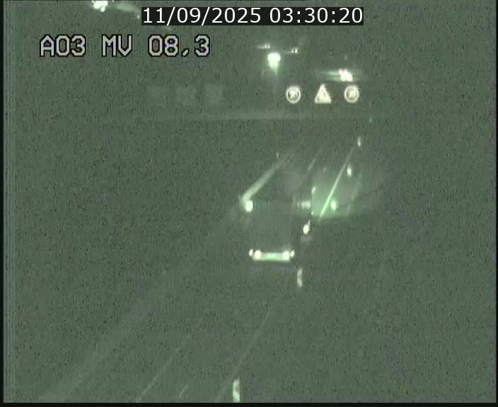 Webcam Autoroute après la Croix de Bettembourg en direction de Luxembourg sur l'A3