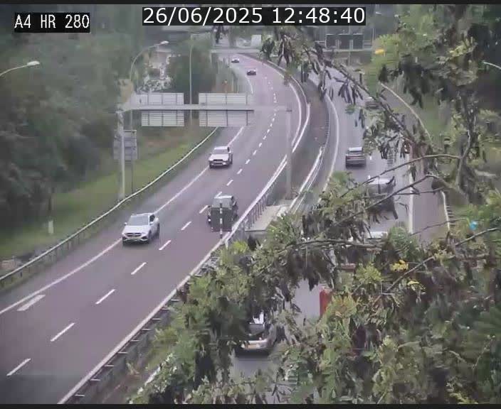 Webcam traffic A4 Luxembourg - BK 0.2 - P+R Bouillon (direction Luxembourg)