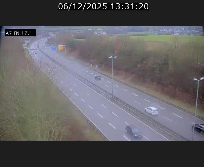 Caméra trafic Luxembourg - A7, Merscherbierg direction Mersch