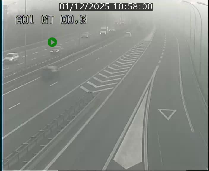 Traffic live webcam Luxembourg Croix de Gasperich - A1 direction Kirchberg - BK 0.3