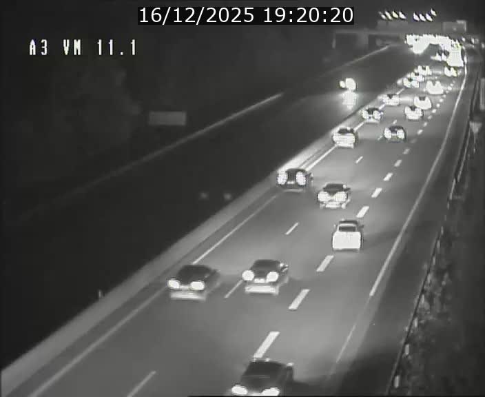 Webcam à la frontière franco-luxembourgeoise, avant la Croix de Bettembourg - BK 11.1 - direction Luxembourg-ville