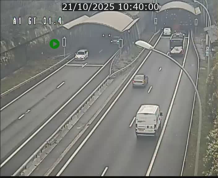 Traffic live webcam Luxembourg Hesperange - A1 direction Kirchberg - BK 1.4