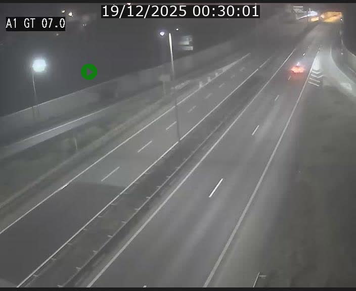 Traffic live webcam Luxembourg Cents - A1 direction Kirchberg - BK 7