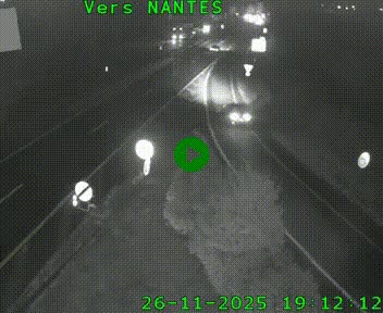 Webcam N147 au nord de Poitiers et à la jonction avec la A10