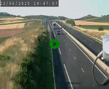 Caméra autoroute A75 à hauteur de Le Crest, en direction de Montpellier