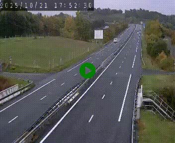 Caméra autoroutière France - A75, Coren, en direction de Montpellier