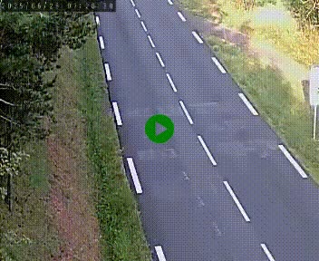 Caméra routière France - N102, au niveau du col de Montmirat à Saint-Etienne-du-Valdonnez à 1039 mètres d'altitude