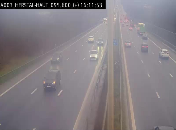 Webcam autoroute Belgique - Herstal - E40 direction Aix-la-Chapelle - BK 97