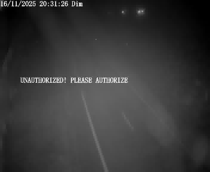 Webcam sur la D910 située dans la Côte des 4 vents. Vue orientée vers le bas, vers Saint-Avold.