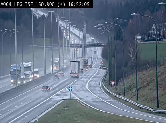 Caméra autoroute Belgique - Côte de Léglise, E411(A4) direction Luxembourg