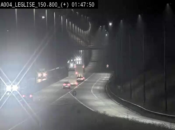 Caméra autoroute Belgique - Côte de Léglise, E411(A4) direction Luxembourg