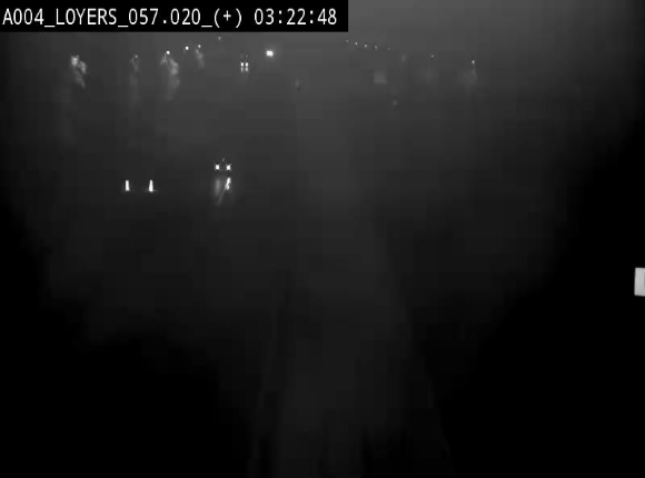 Webcam dans la montée de Loyers sur l'E411, après le viaduc de Beez en venant de Namur et en direction du Luxembourg