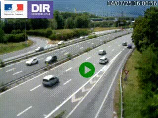 Webcam sur la Nationale 201 à hauteur de la sortie Chambéry-Nord, avant à la jonction entre l'A41 et l'A43, en direction de Lyon