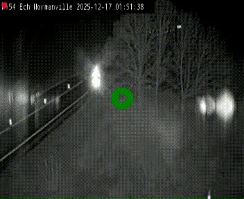 Webcam à hauteur du Leclerc Normanville sur la N154. Vue orientée vers Rouen