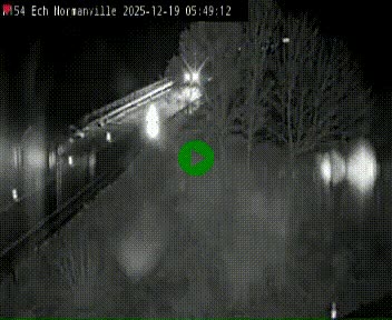 Webcam à hauteur du Leclerc Normanville sur la N154. Vue orientée vers Rouen