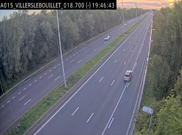Webcam autoroute Belgique - Villers-le-Bouillet - E42 direction Liège - BK 18.7