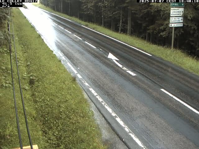 Caméra du Collet sur la route de Colmar (D417)