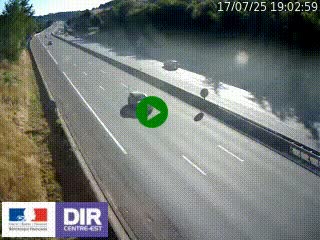 Webcam routière à Saint-Etienne-Terrenoire sur la RN88 avant la jonction entre l'A72 et le Boulevard Périphérique de Saint-Etienne